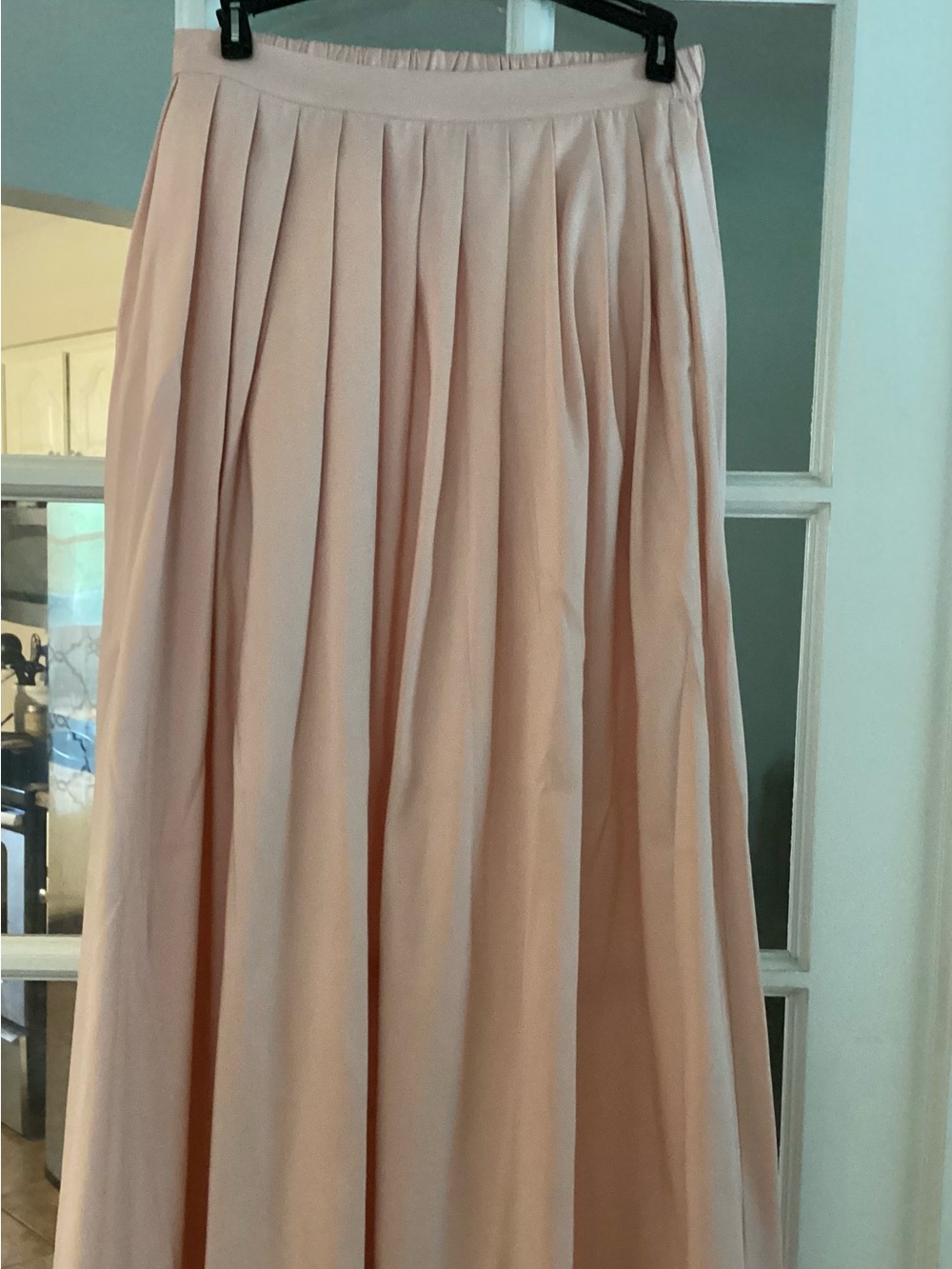 Pleated Maxi Skirt - Blush Pink
